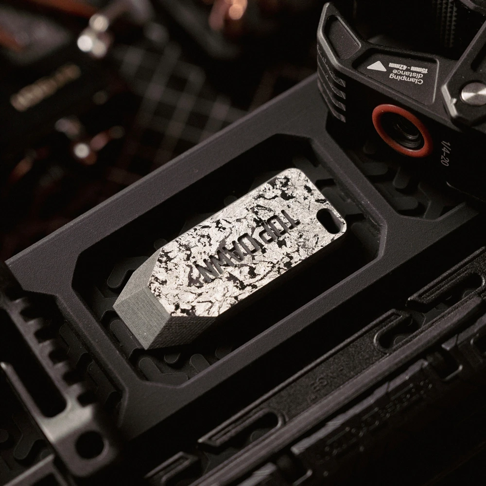 Parche de tarjeta de cuchillo de fibra de carbono, etiqueta colgante DIY, escenario multipáginas, aplique táctico GIK TOP para decoración de bolsas de ropa - imagen 2