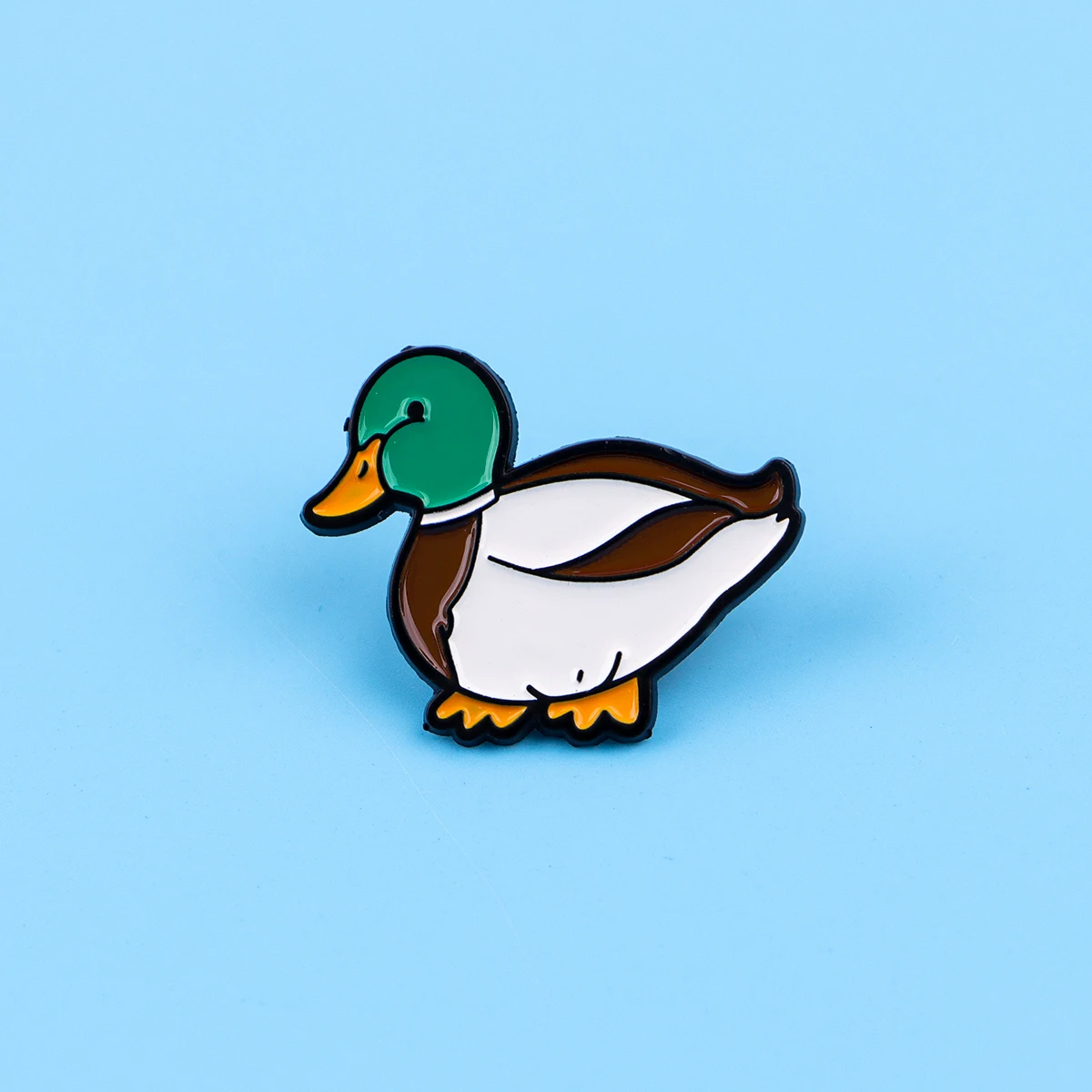 Pin esmaltado de pato bonito para solapa, broches de animales divertidos para decoración de ropa de mujer, alfileres de Metal, mochila, sombrero, insignia, accesorios - imagen 2