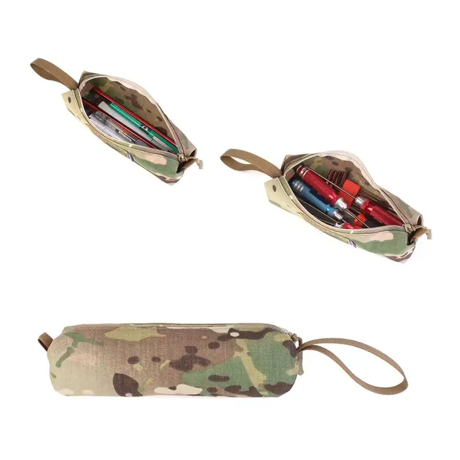 Pew-estuche de lápices táctico grande, bolsa de herramientas de caza al aire libre, estilo minimalista, bolsa de papelería - imagen 2