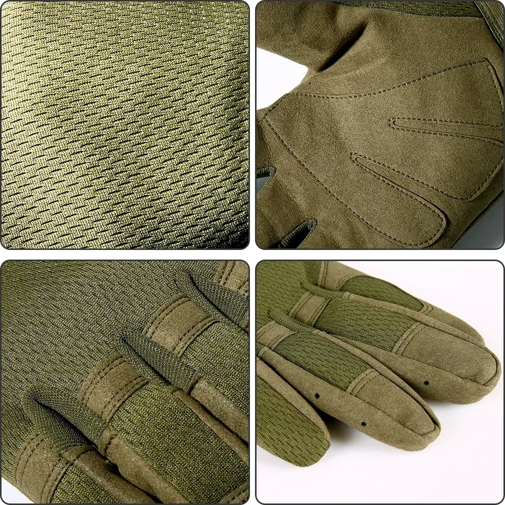 Guantes tácticos para deportes al aire libre, guantes antideslizantes para entrenamiento, escalada, tiro, caza, ciclismo, esquí, bicicleta de montaña y carretera - imagen 5