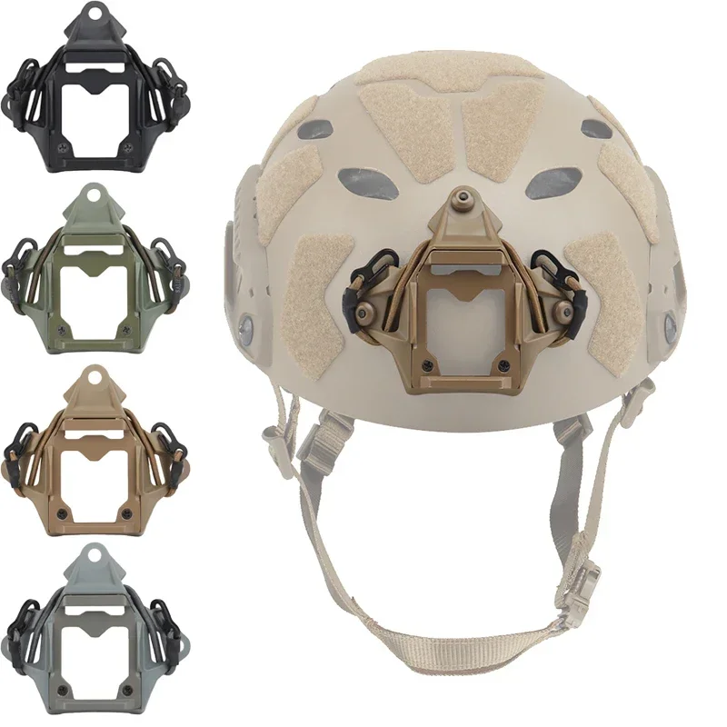 Adaptador de montaje para casco táctico, visión nocturna con cuerda de gancho, cubierta NVG, accesorios de soporte para casco rápido