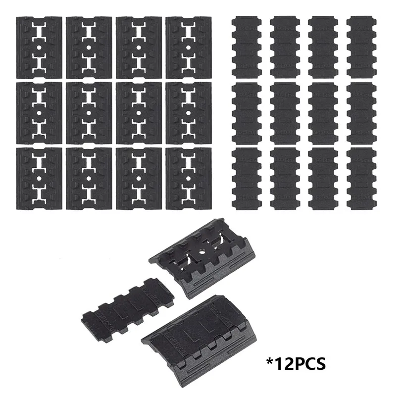 12 uds/30 Uds nueva pieza de barandilla de protección de madera Keymod Mlok paquete de piezas de madera 20mm carril Picatinny animación periférica derivada - imagen 4