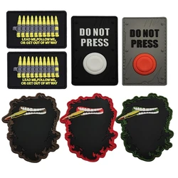 Parche táctico gancho y bucle PVC adhesivo para uniforme