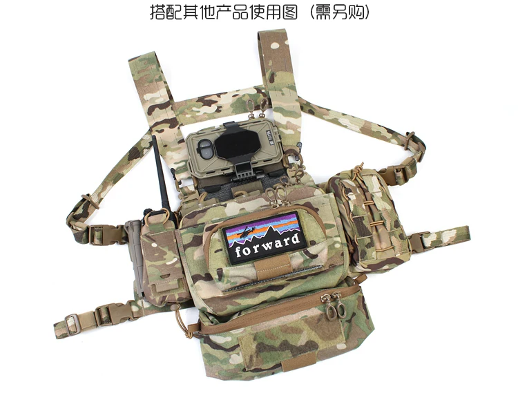 PEW-Colgante de pecho ensanchado, Base principal del cuerpo, colgante de pecho con bolsillo Abdominal Simple - imagen 4