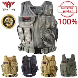 Chaleco táctico YAKEDA MOLLE ajustable para caza y entrenamiento