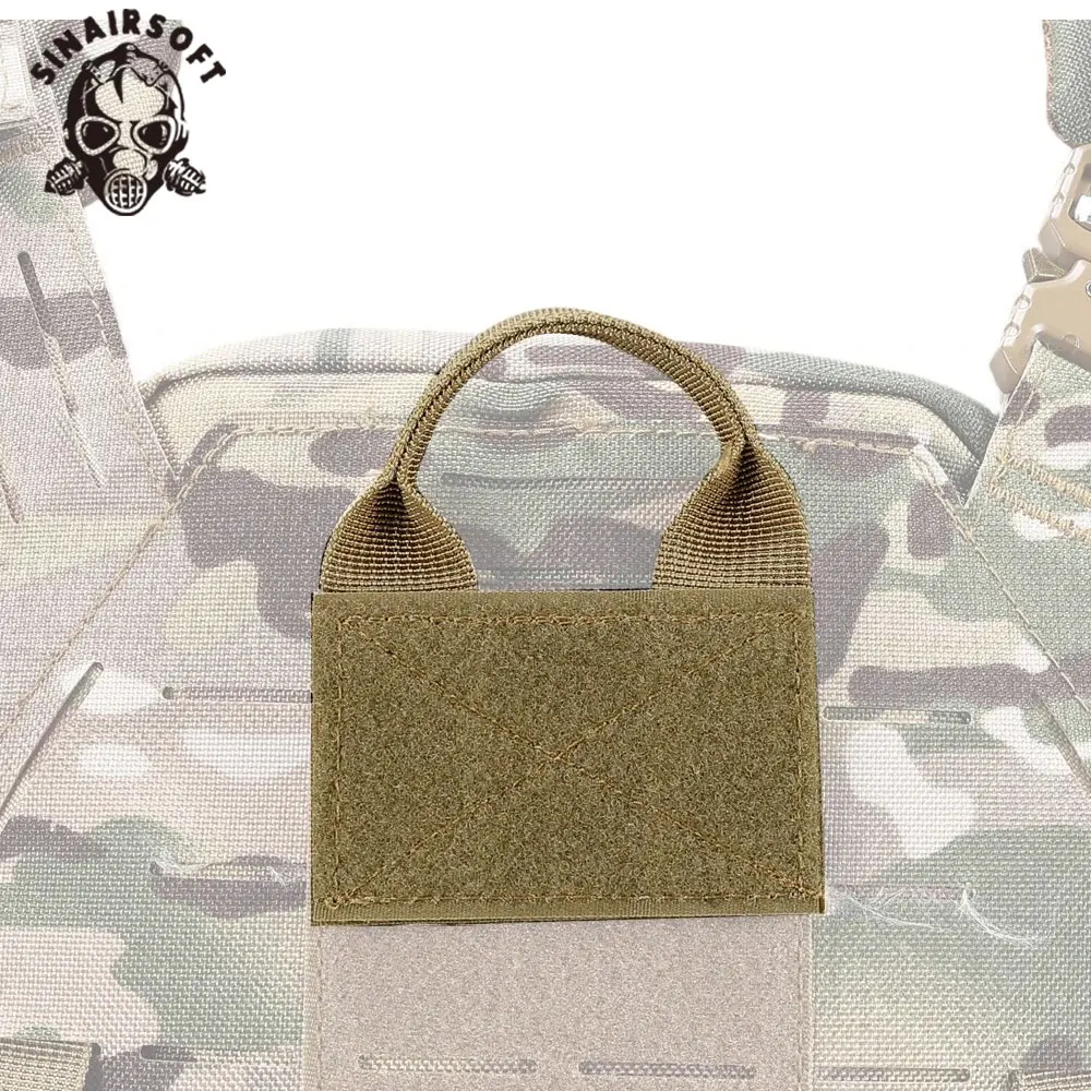 SINAIRSOFT-Panel adaptador táctico Molle, convertidor de gancho y bucle con parche de identificación para mochila, chaleco, bolsa de parche de equipo táctico DIY - imagen 4