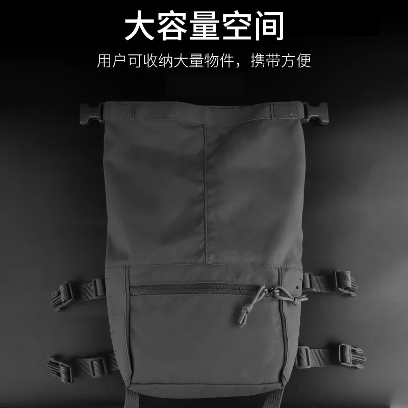 Bolsa de expansión de almacenamiento, bolsa de accesorios MOLLE láser lateral colgante para el pecho de caza táctica - imagen 3