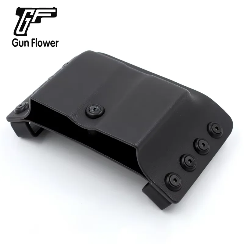 Gunflower-funda táctica Kydex de doble apilamiento para revistas, 9mm, 0,4S y W, bolsas para pistola Mag - imagen 4