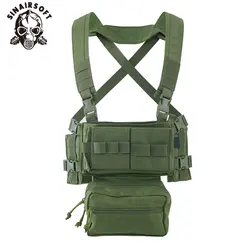 Plataforma de pecho táctica MK3 MOLLE para Airsoft y Paintball