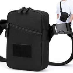 Bolso táctico EDC, bolso de hombro, pequeño bolso cruzado, mochila para teléfono, paquete de pecho para caza al aire libre, mochila de escalada