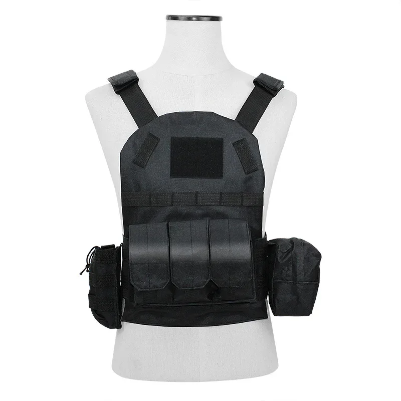Chaleco de camuflaje de combate para niños, chalecos Airsoft para exteriores, chaleco táctico de Paintball, equipo CS, uniforme de francotirador para niños y niñas, 6094 - imagen 3
