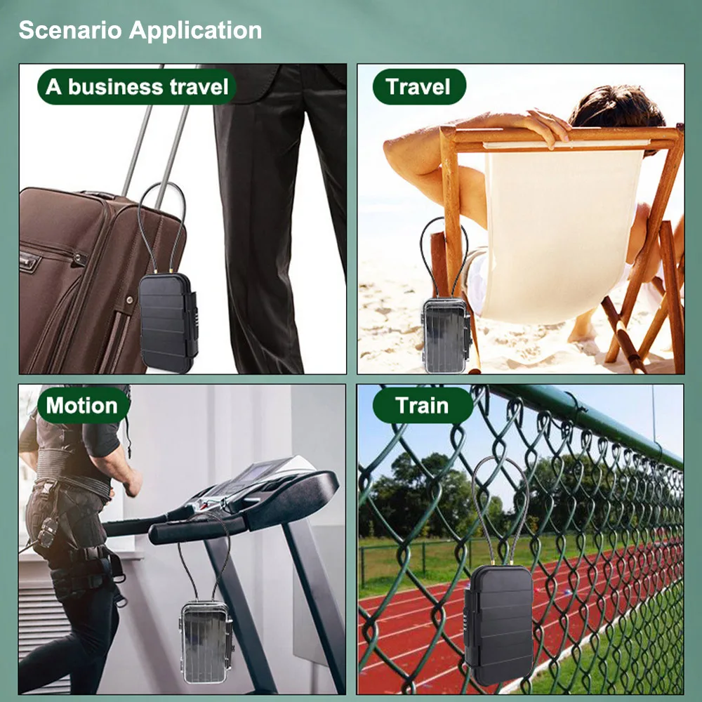 Caja de Seguridad portátil para teléfono móvil, caja de almacenamiento transparente con contraseña, resistente al agua, con mango de Cable extraíble - imagen 5