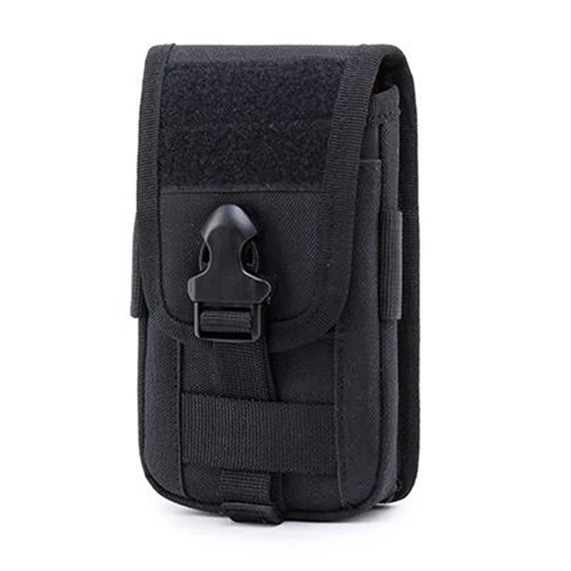 Funda táctica para teléfono, bolsa táctica para teléfono inteligente, funda para teléfono móvil, bolsa para dispositivos, soporte para cinturón de fijación Molle, riñonera - imagen 3