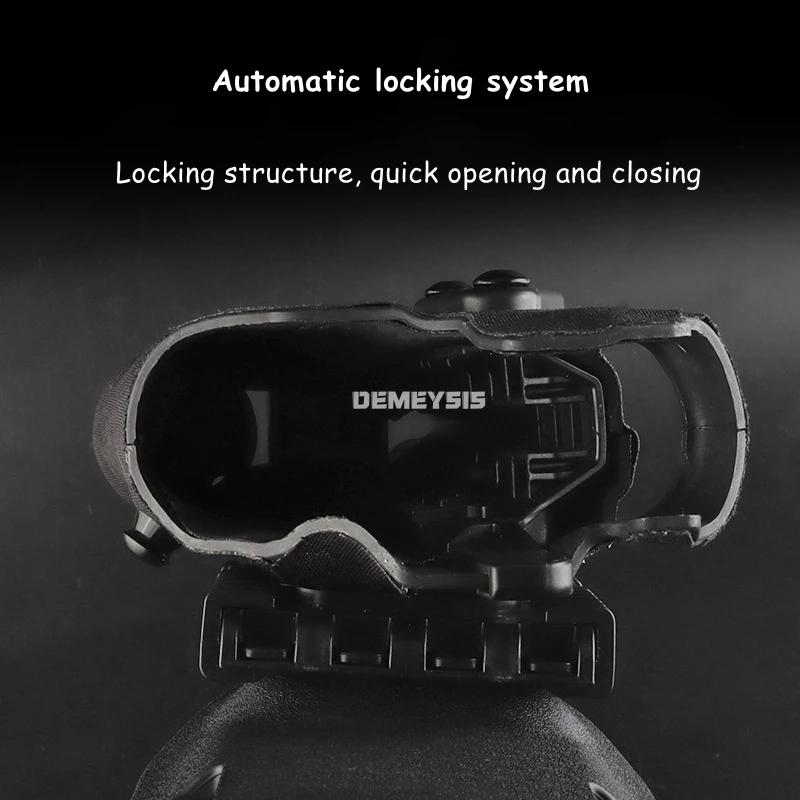 Funda de pistola táctica izquierda/derecha para G17 Gen4 G19 con luces X300, funda de caza de liberación rápida con plataforma de pierna caída - imagen 5