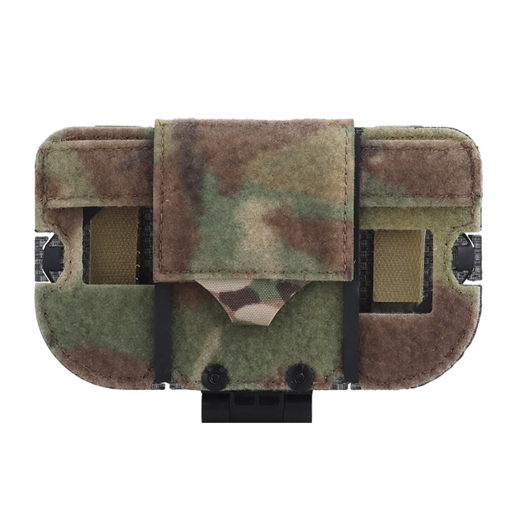 Bolsa Plegable ligera para teléfono, cinta mágica de apertura y cierre, ajuste elástico, se adapta al sistema MOLLE - imagen 4