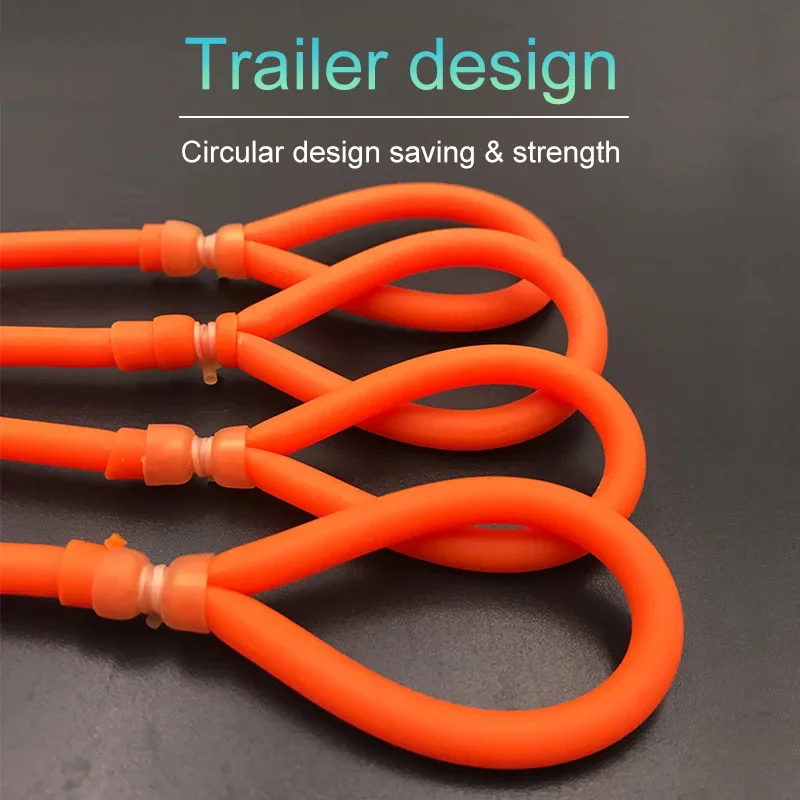 Banda de goma para tiro de peces 1745/2050/3060, 4 arrastreados, 2 arrastreados, dardo de pescado de alta elasticidad, pesca, tirachinas, banda de goma - imagen 5