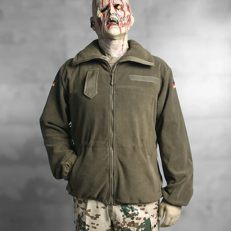 Chaqueta de lana alemana para exteriores, chaqueta de lana para hombre, forro de cáscara dura, chaqueta térmica gruesa de lana de doble cara - imagen 3