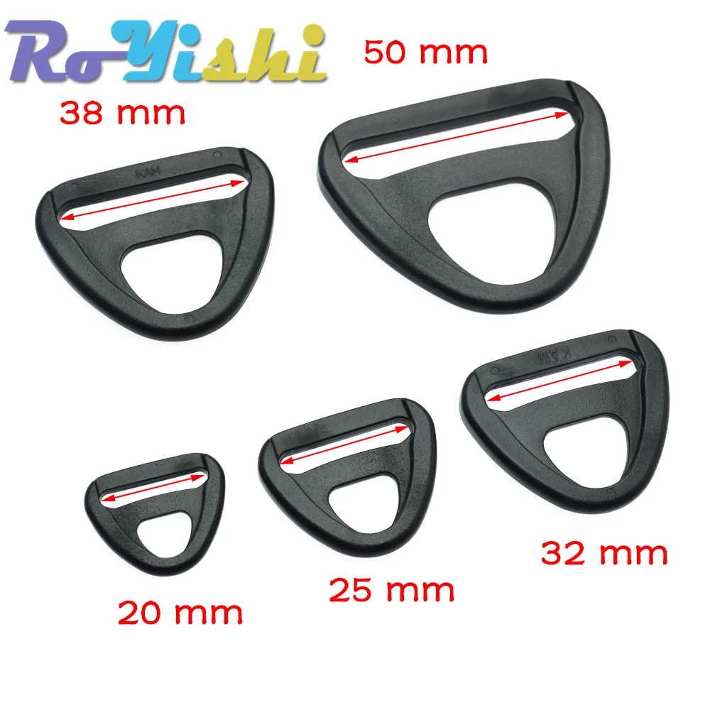 Ajustador de plástico con barra, Clip giratorio, anillo en D, hebilla de inserción, correas para mochila - imagen 2