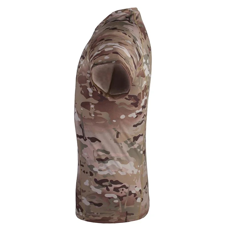 Emersongear, capa Base ajustada de piel táctica, camisetas para correr, pantalones cortos de camuflaje, camiseta transpirable para deportes al aire libre - imagen 2