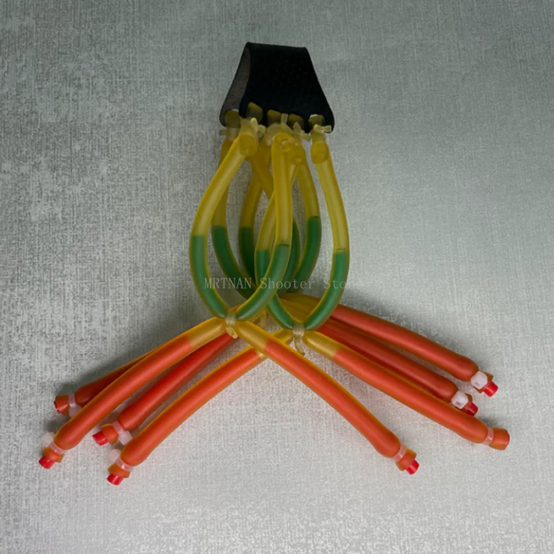 Potentes bandas de goma para tirachinas, bola de tarjeta de tiro, bandas redondas, tubo de látex, herramientas elásticas de catapulta de caza de repuesto - imagen 3