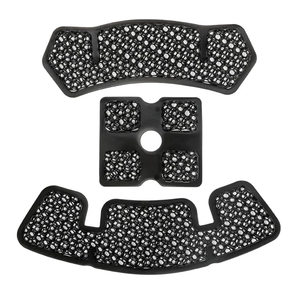 Almohadilla para casco de celosía de alta elasticidad reductora de estrés transpirable para deportes al aire libre 3D - imagen 5