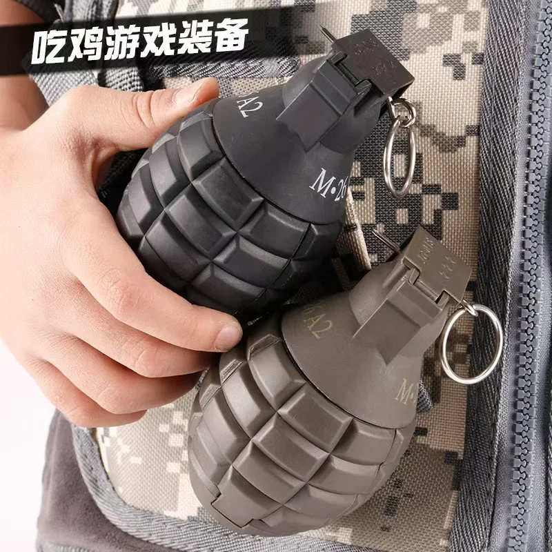 RRM26A2 Airsoft Grenada Toys1/2 uds Granada táctica juego de batalla de plástico juguete granadas de mano anillo de tracción juguetes modelo de juego de rol Prop - imagen 3