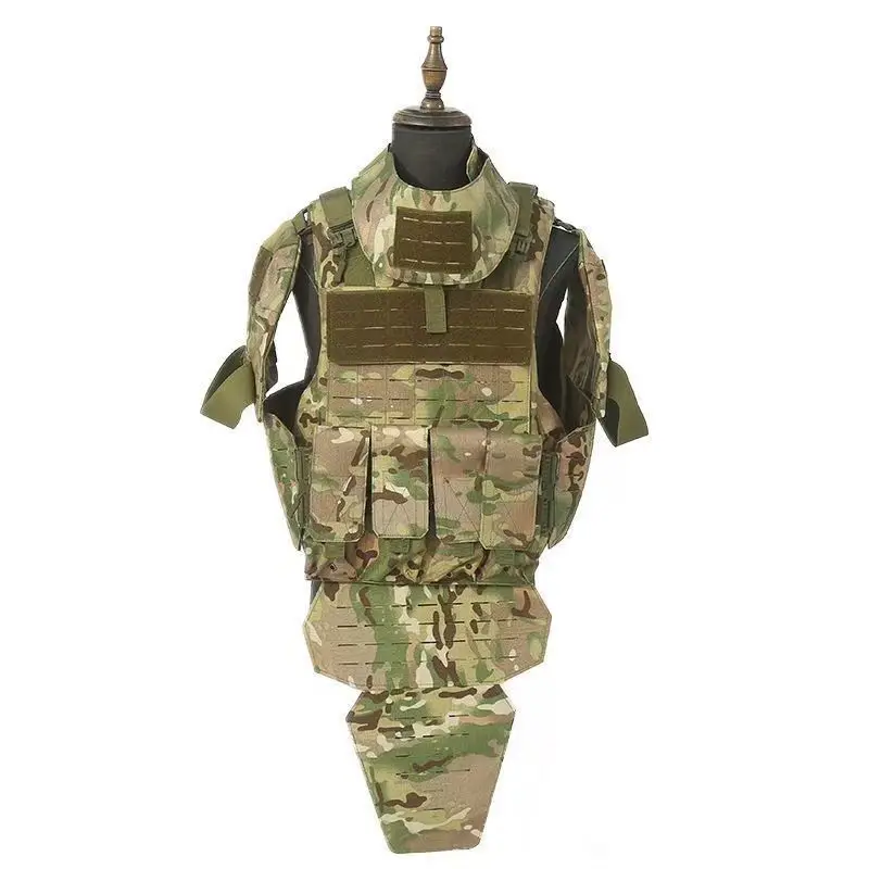 Chaleco táctico MOLLE corte láser protección combate aire libre - imagen 2