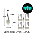 Luminous Cyan 10PCS