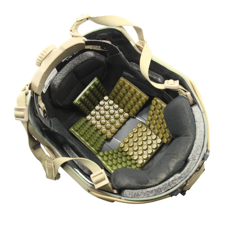 Cojín protector multiusos de Material absorbente de energía, utilizado para diseño transpirable de chaleco táctico, casco con sello de cintura - imagen 3