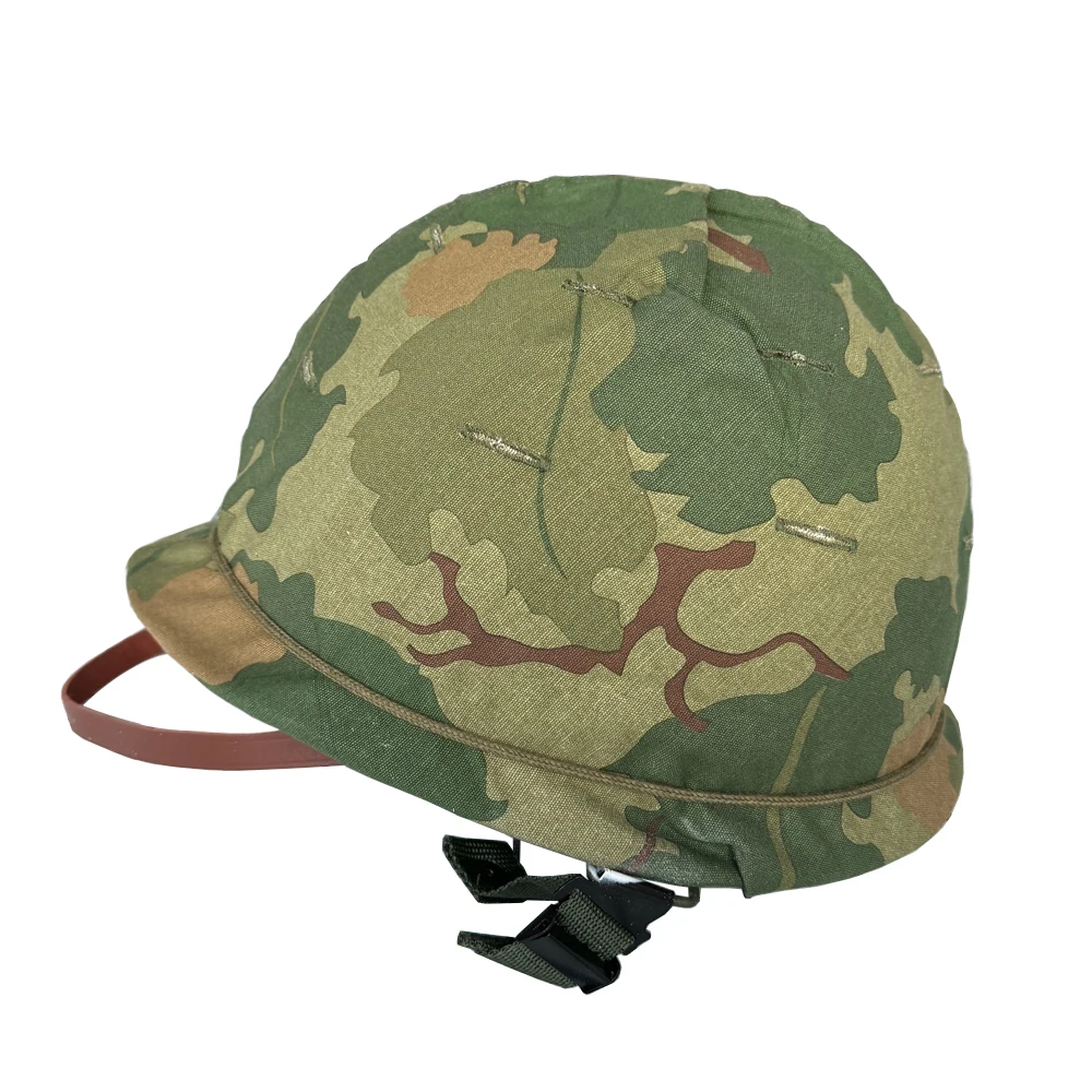Casco de Vietnam Mitchell Vintage WWII soldados americanos táctico equipado casco de Vietnam Mitchell M1 - imagen 2