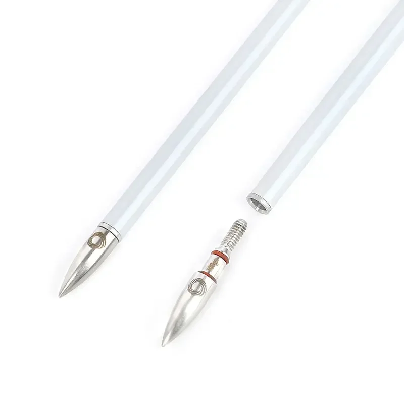 Puntas de flecha de tiro con arco de 100 granos, 6/12/18/24 Uds., punta de flecha de aleación ID 62mm OD 7,08/7,2/7,4/7,6mm, punta de flecha para caza y arco - imagen 4