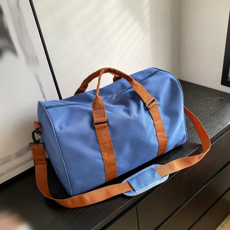 Bolsa de lona deportiva para gimnasio, Fitness, Yoga, con paquete de zapatos, para exteriores, senderismo, Camping, escalada, equipaje grande, bolso de fin de semana - imagen 4