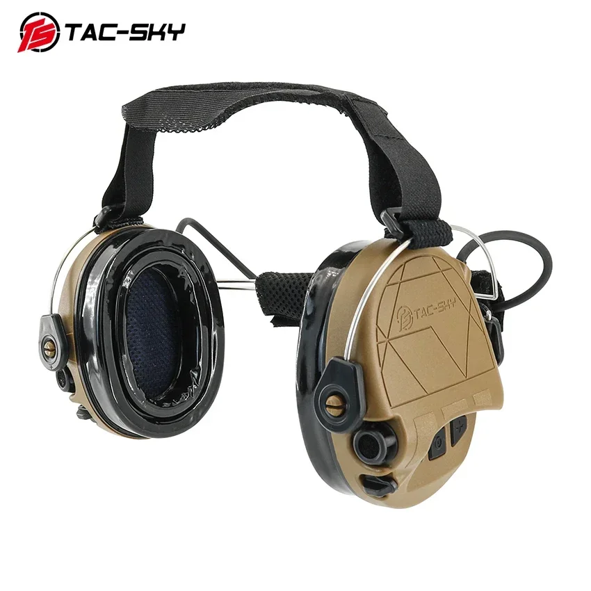 TS TAC-SKY nuevo TAC-302 IPSC diseño aéreo trasero cancelación de ruido auriculares de comunicación táctica con almohadillas de silicona - imagen 3