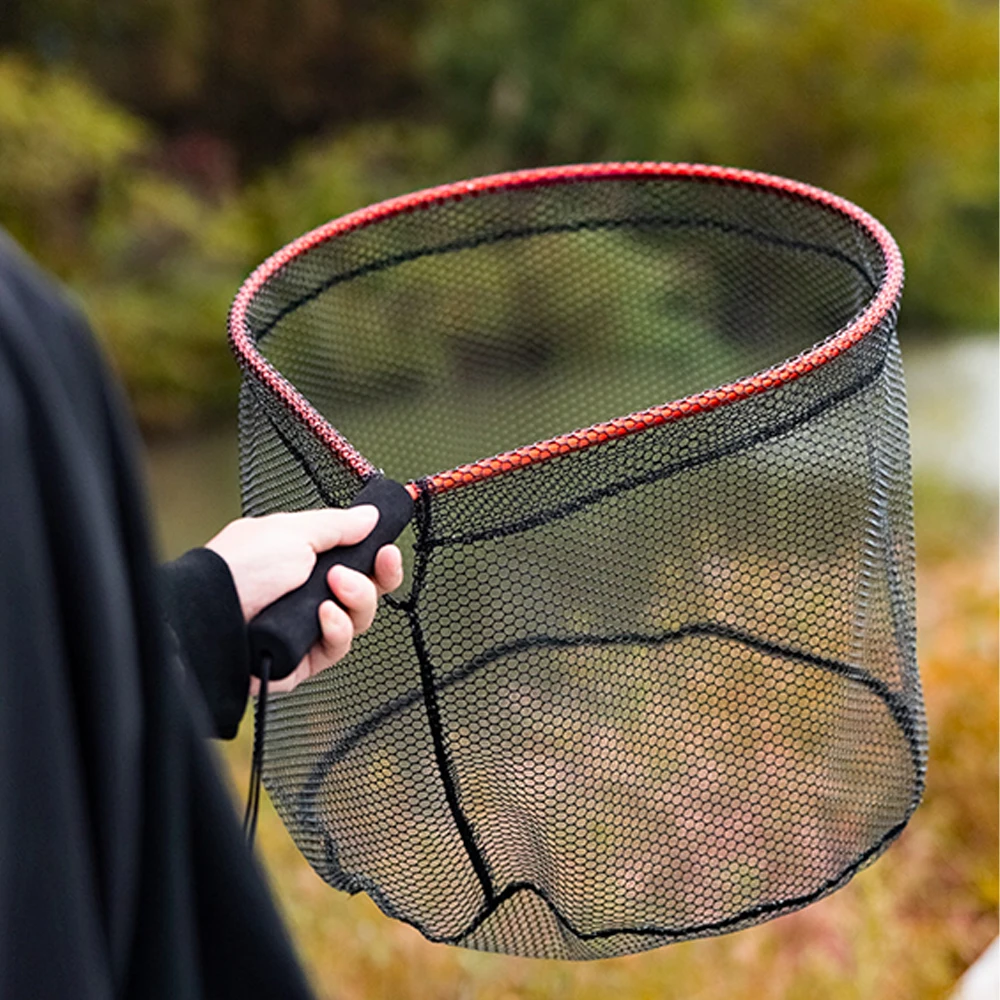 Red de aterrizaje para pesca con mosca, plegable, telescópica, para pesca con mosca de mar, flotante, para salmón, Kayak, bagre, lubina, trucha, 1 ud. - imagen 3