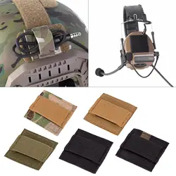 Bridas para cables para equipo de caza, auriculares tácticos, arnés de cables, correa, Panel de gestión de cables para Cable de interfono, Cable de auriculares