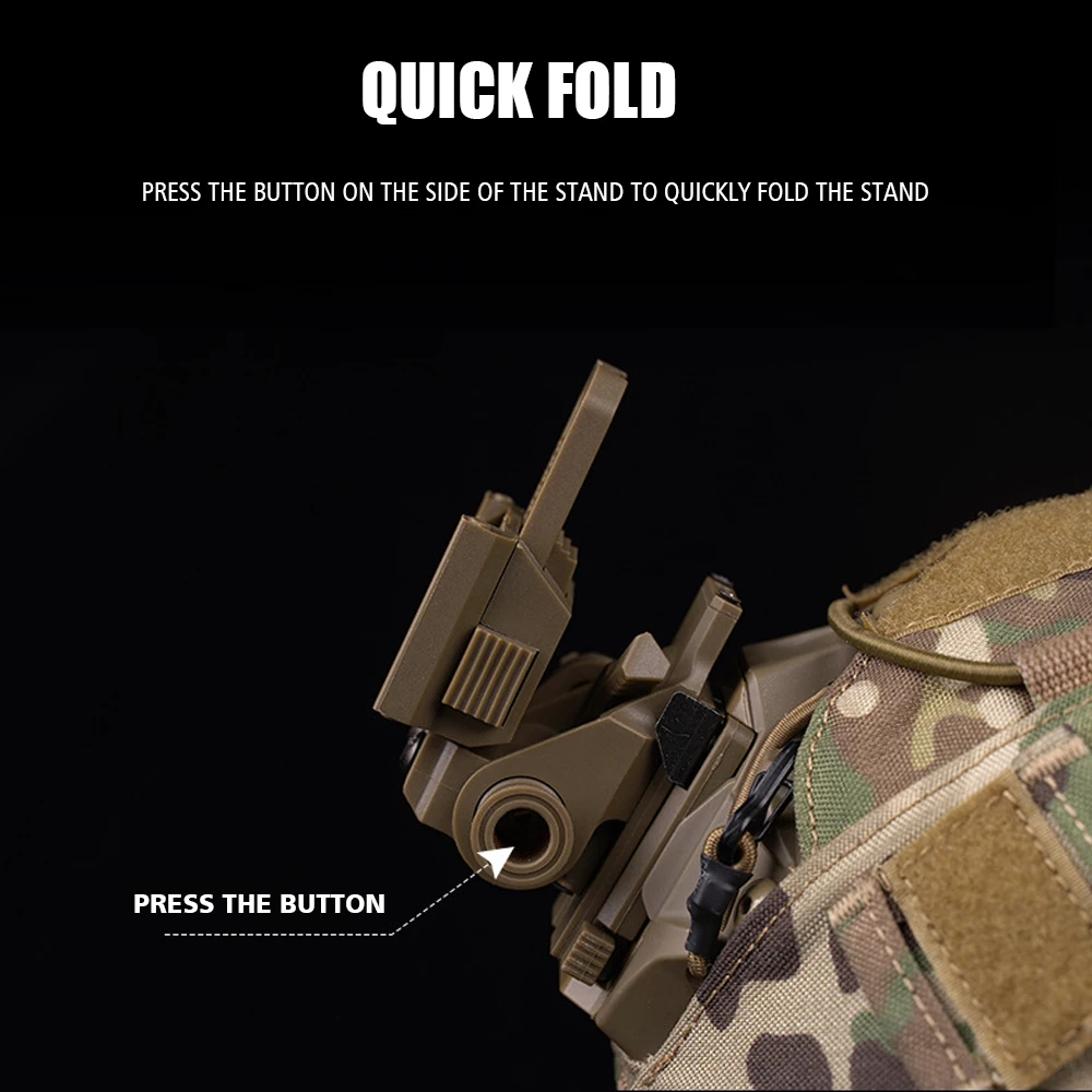 L4G24 NVG montaje de Metal para PVS15 PVS18 PGPNVG18 gafas de visión nocturna táctica Militar caza Paintball Airsoft OPS casco rápido - imagen 4