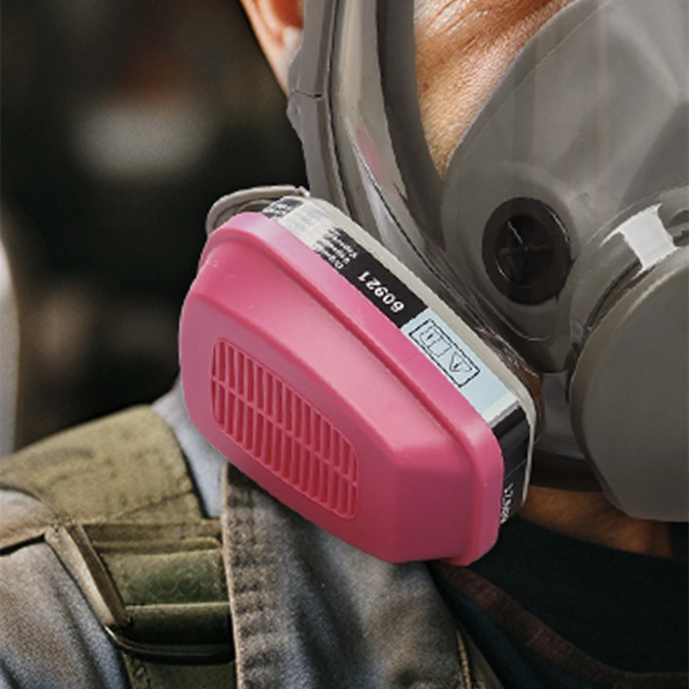 Accesorios de caja de filtro de máscara de gas 60926, 60923, 60921 - Cartucho/filtro multigas/vapor con protección P100 para vapores orgánicos - imagen 5