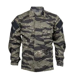 Camiseta táctica manga larga poliéster-algodón outdoor entreno