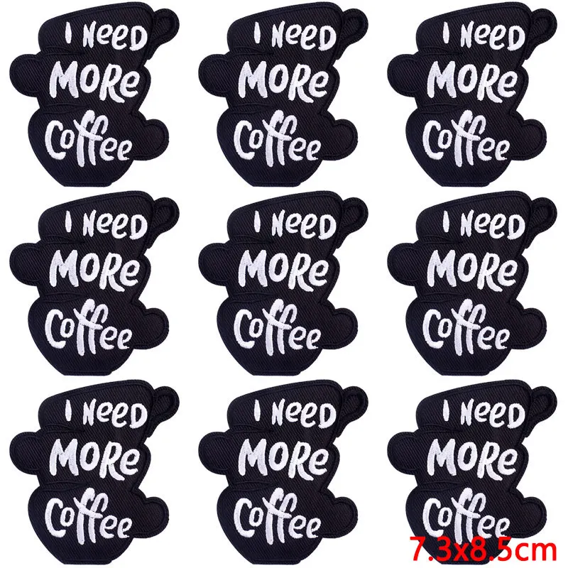 Parche con letras para planchar, parches bordados de dibujos animados para ropa, insignias de bucle de gancho Fusible, 10 unidades por lote - imagen 4