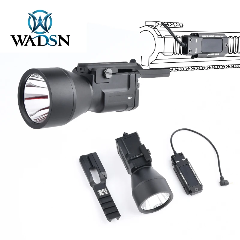 Linterna táctica de KLESCH-2U de WADSN, pistola 2,0, luz de Metal para caza, luz de Metal, KLESCH-2U de riel Picatinny - imagen 4