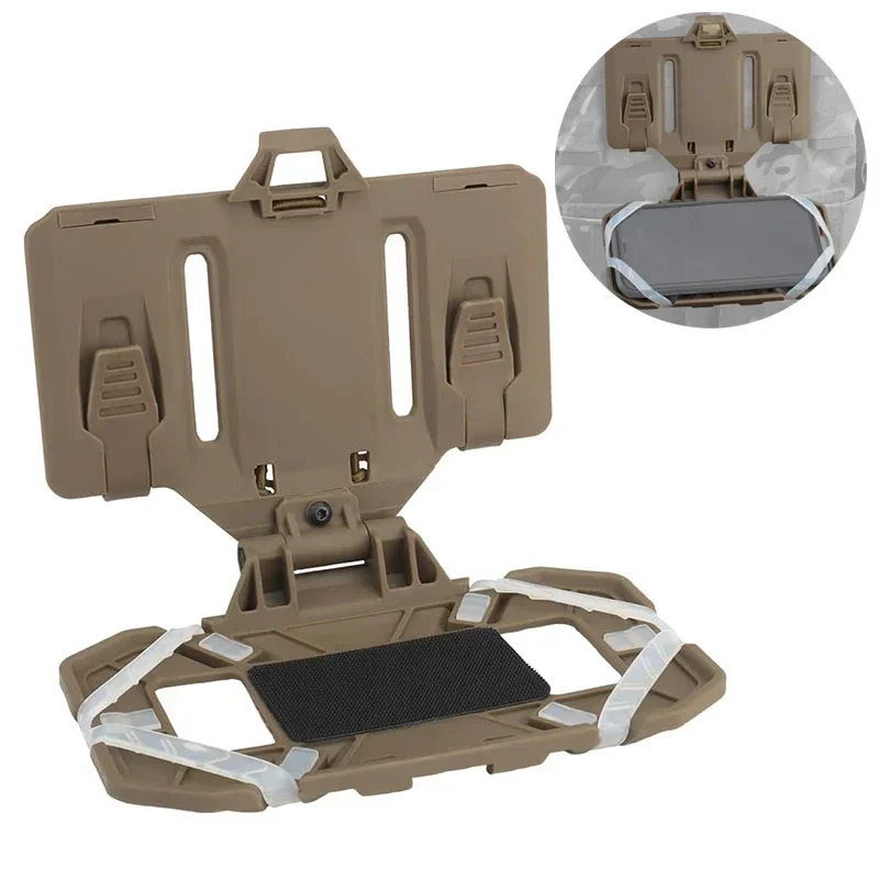 Nuevo tablero de navegación plegable táctico MOLLE, funda de mapa Airsoft, soporte para teléfono móvil, chaleco, correa fija para el pecho para accesorios Airsoft - imagen 2