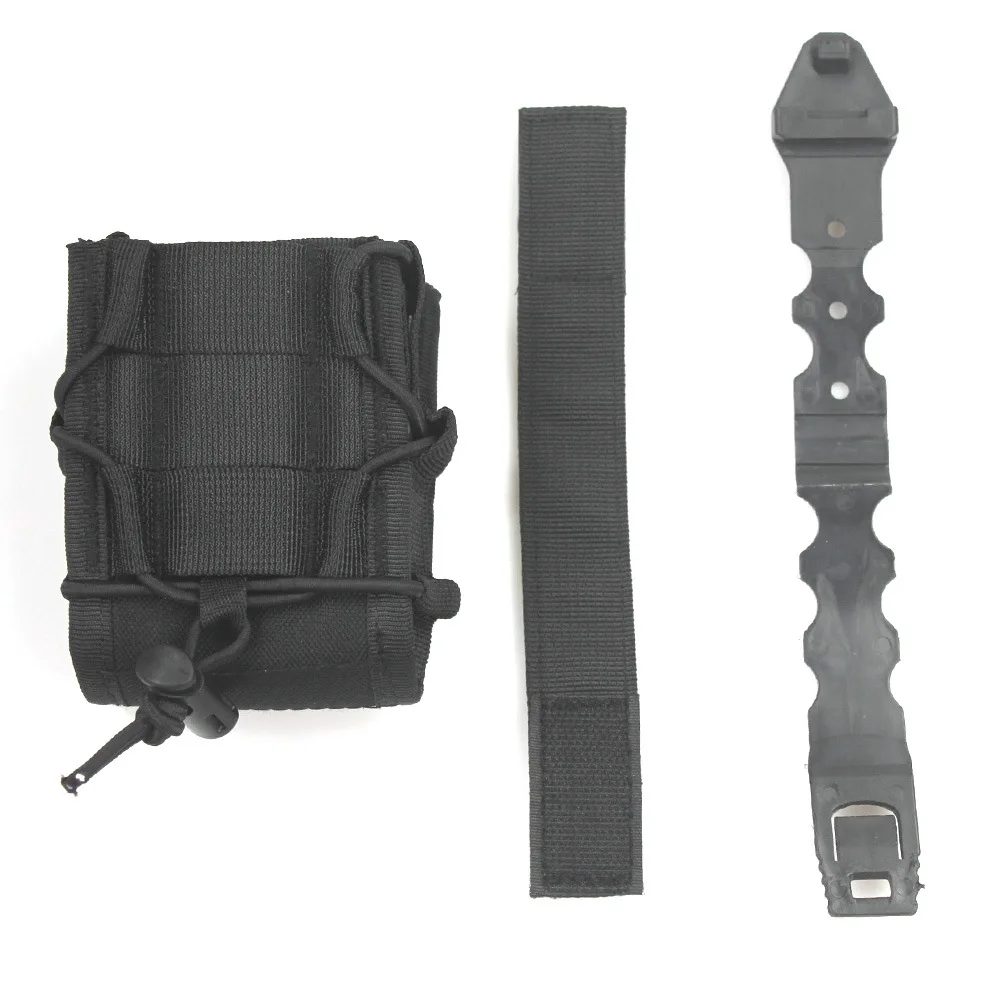 Multifunctional Molle Tactical Mag Pouch Handcuff Bag for Outdoor Hunting Open Top Adjustable Pouch - imagen 5
