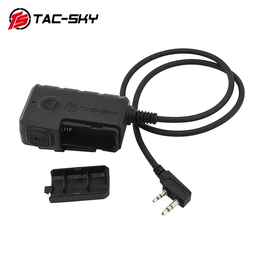 para Comta con auriculares de disparo Sordin, accesorios para walkie-talkie Baofeng, adaptador de enchufe Bluetooth Kenwood + cable adaptador - imagen 5