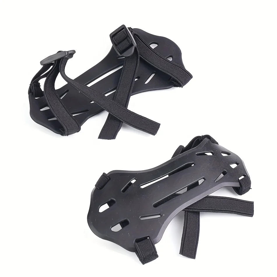 Protector de brazo de tiro con arco de silicona de 4 colores, arco recto dibujado, protector de tiro con arco tradicional, accesorios protectores con hebilla ajustable - imagen 4