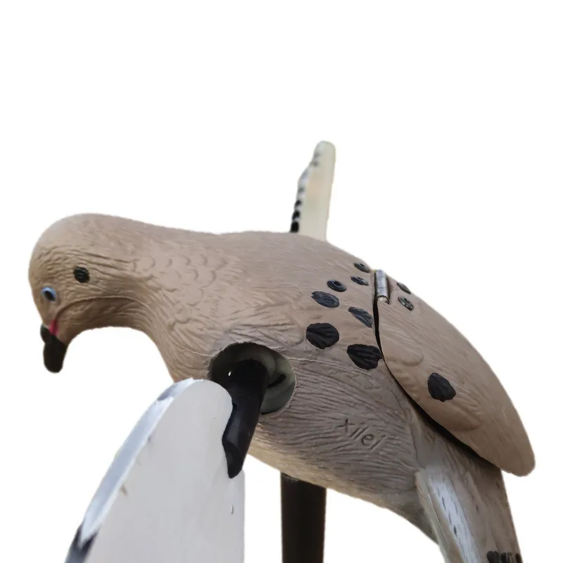 Palomas de simulación eléctrica con Control remoto, accesorios de animales para exteriores, cebo para caza de palomas, accesorios de decoración de jardín - imagen 5