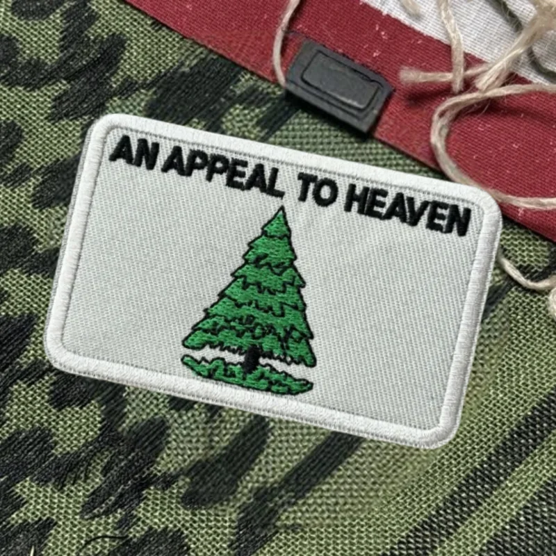 Parche bordado 3D de un apelo para ir al trabajo, insignia de moral táctica con gancho y bucle, pegatina decorativa para mochila, parches para brazalete para ropa - imagen 2