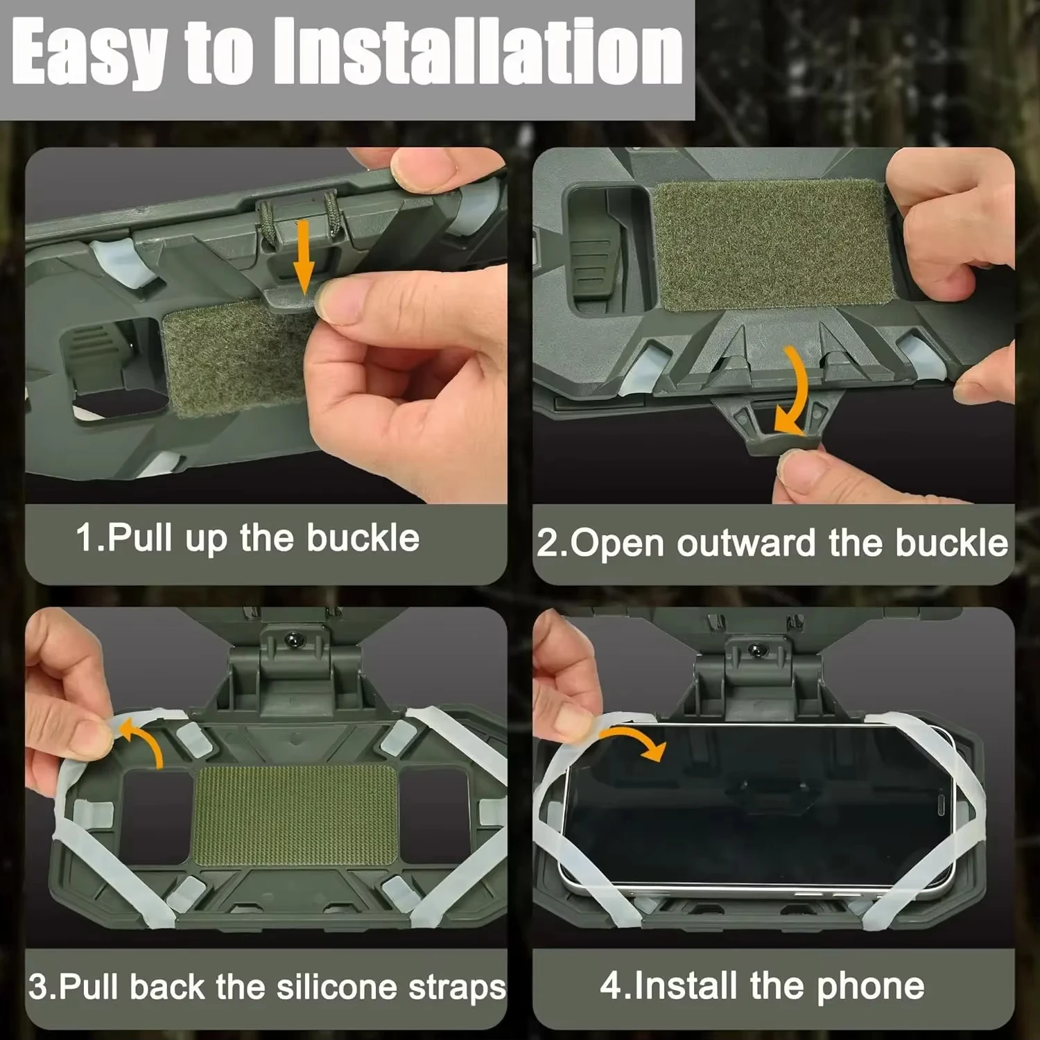 Funda pecho MOLLE extensible – Porta mapa y smartphone Airsoft - imagen 2