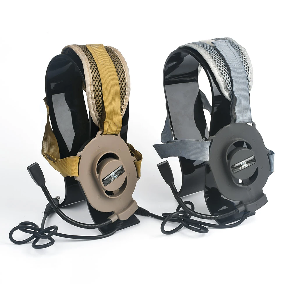 WADSN Tactica auriculares de comunicación de tiro al aire libre auriculares Bowman Elite II U94 PTT para KenwoodBaofeng UV-5R accesorio de Radio - imagen 3