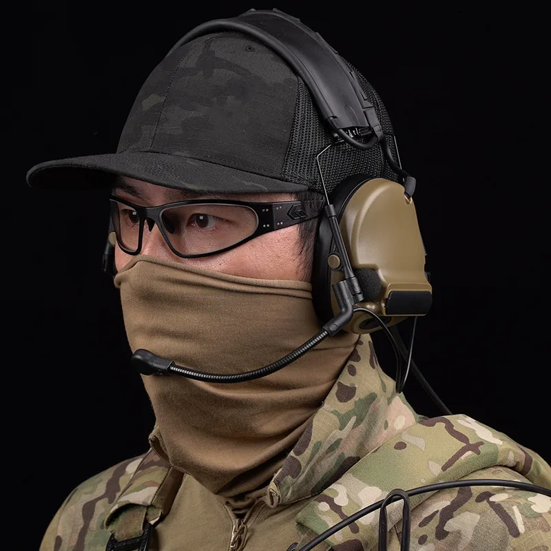 Diadema de repuesto para auriculares tácticos WOSPORT C5, material PTE fijo portátil, suave y agradable para la piel - imagen 3