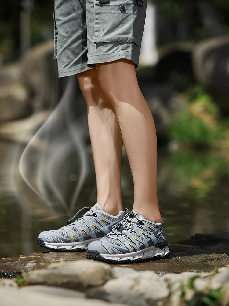 O.Z.THESHI Botas senderismo hombre – Malla transpirable y ligera - imagen 5